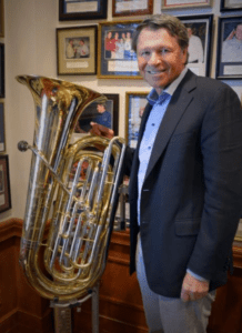 David Novak recognition and tuba